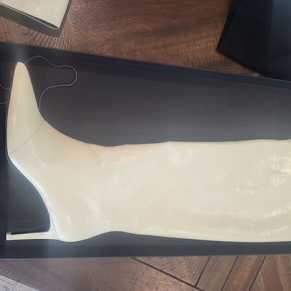 MSRP $795 Rag & Bone Beha Knee High Off White Boot Size 9 (EU 39) - Picture 7 of 11